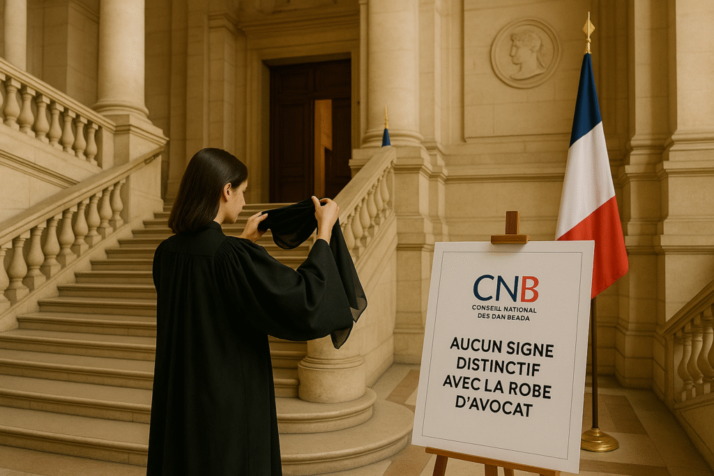 Le Conseil d’État confirme l’interdiction du port du voile avec la robe d’avocat